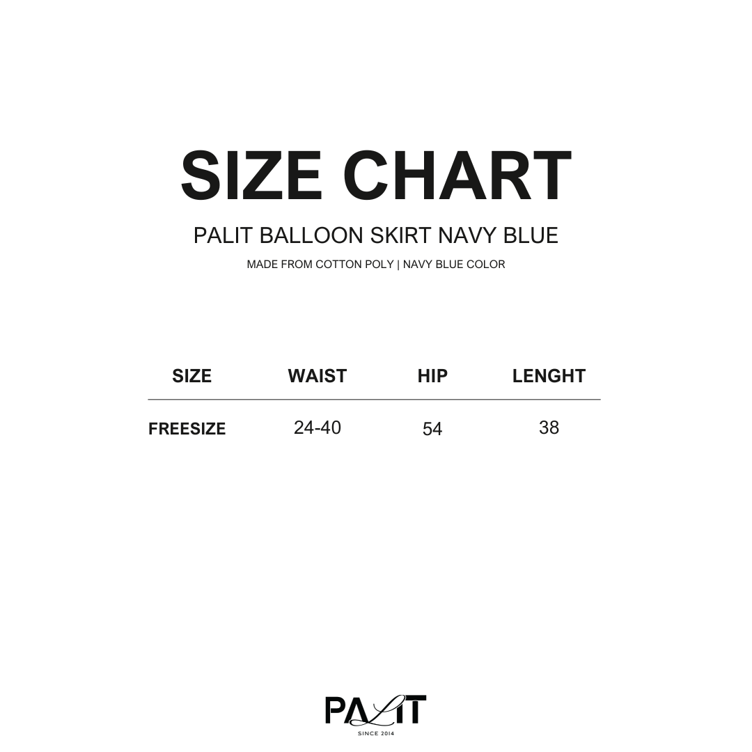 Palit Balloon skirt (Navy blue)