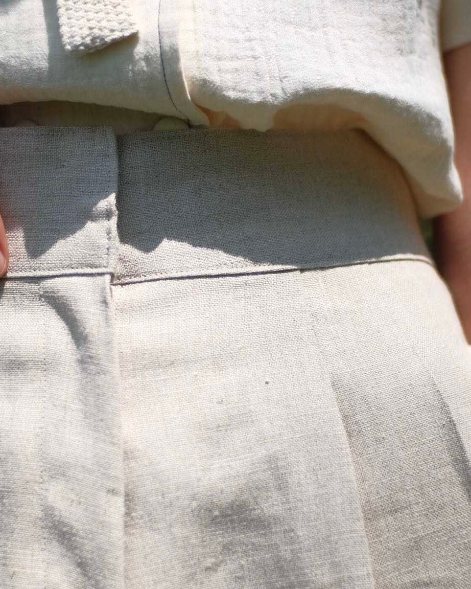 Palit Linen shorts (Beige)