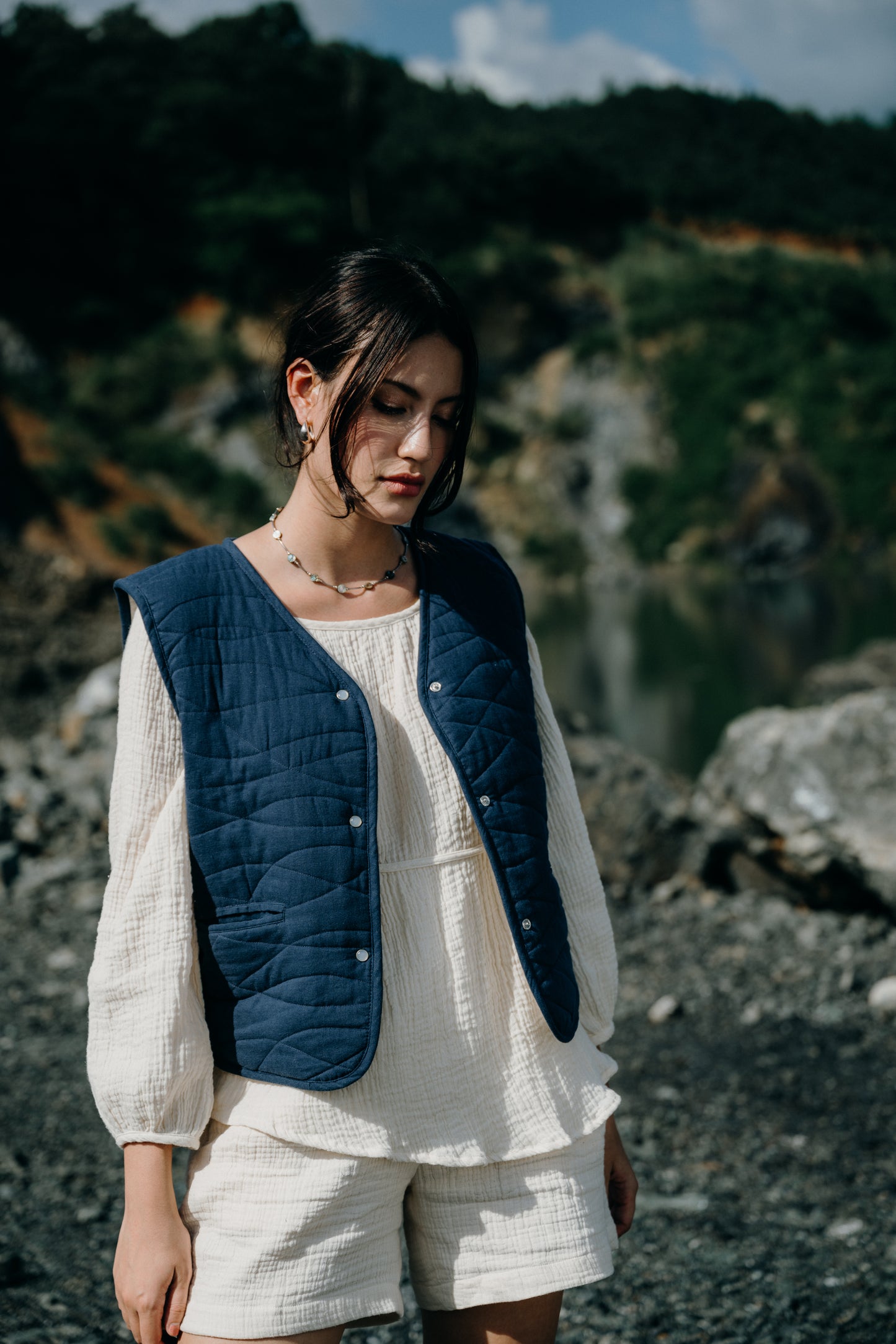 Palit Loone vest (Navy blue)