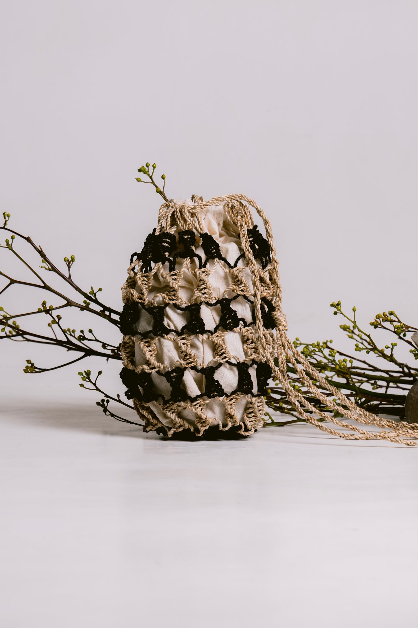 Palit Hemp rope mini bag (Two tone)