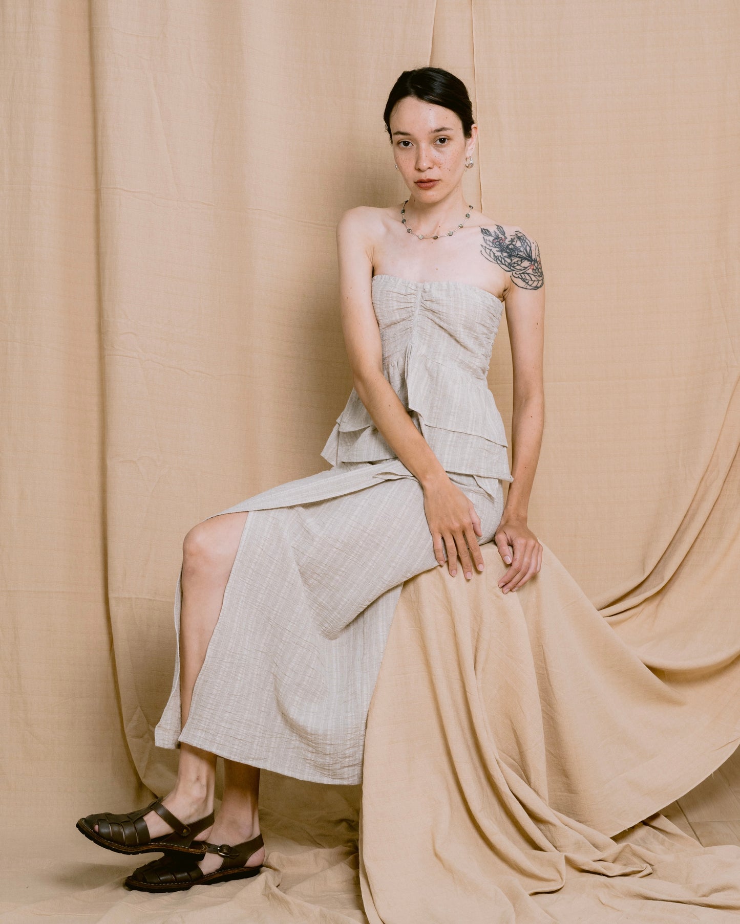 Palit Cotton skirt ribbon belt