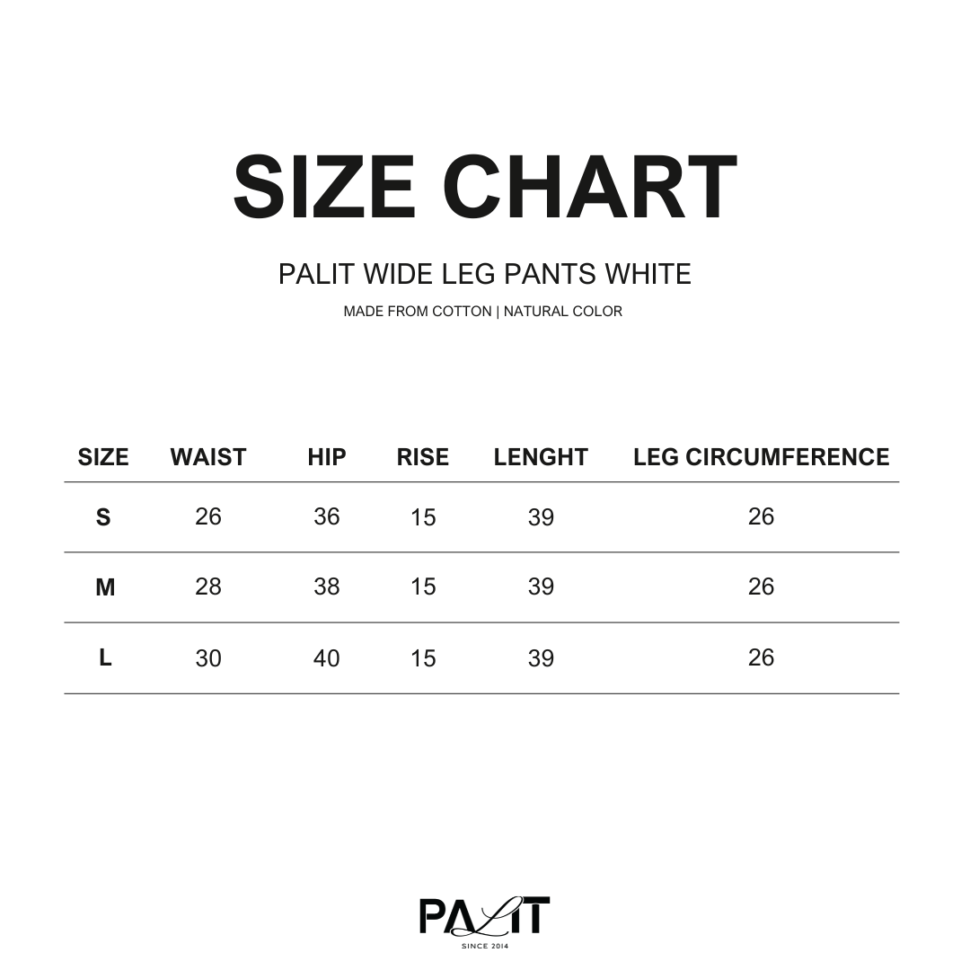 Palit Wide leg pants (White)