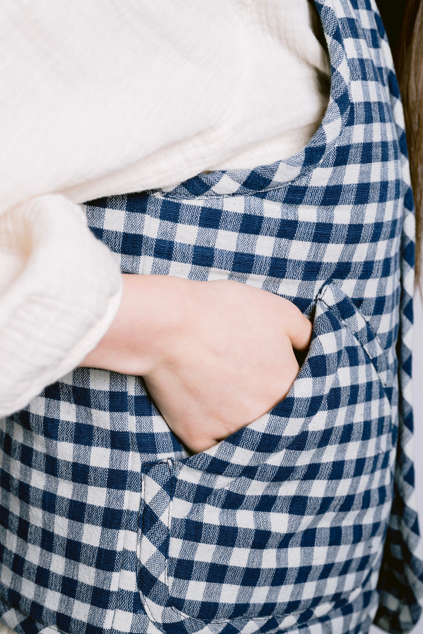 Palit Loone vest gingham (Cobalt)