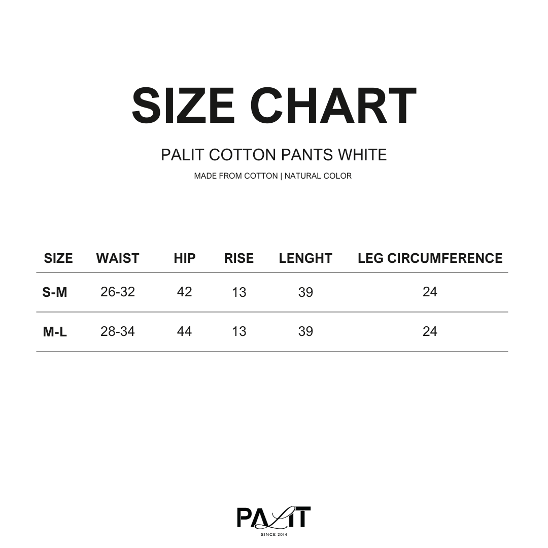 Palit Cotton pants (White)