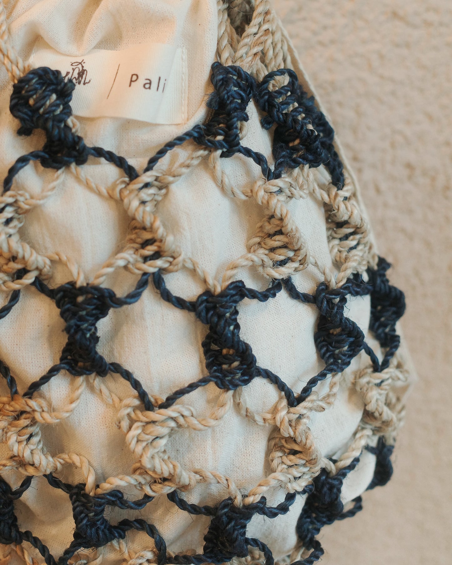 Palit Hemp rope mini bag (Two tone)