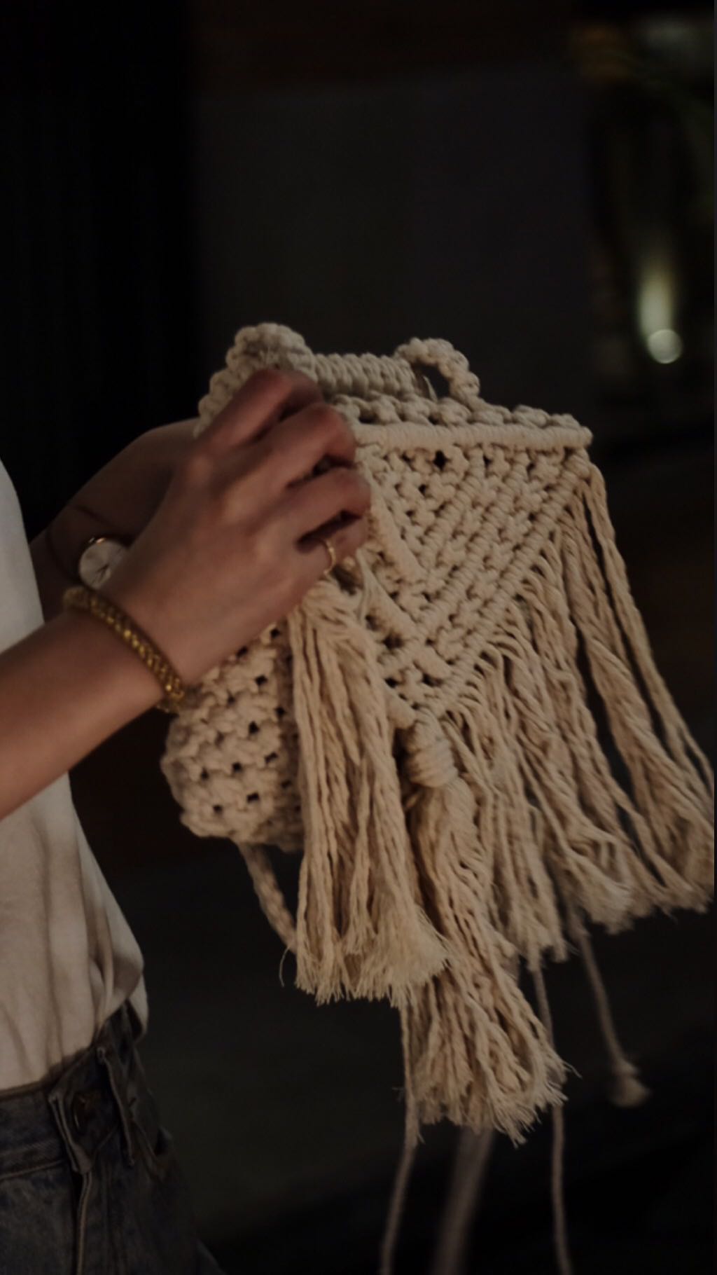 Palit Macrame belt bag