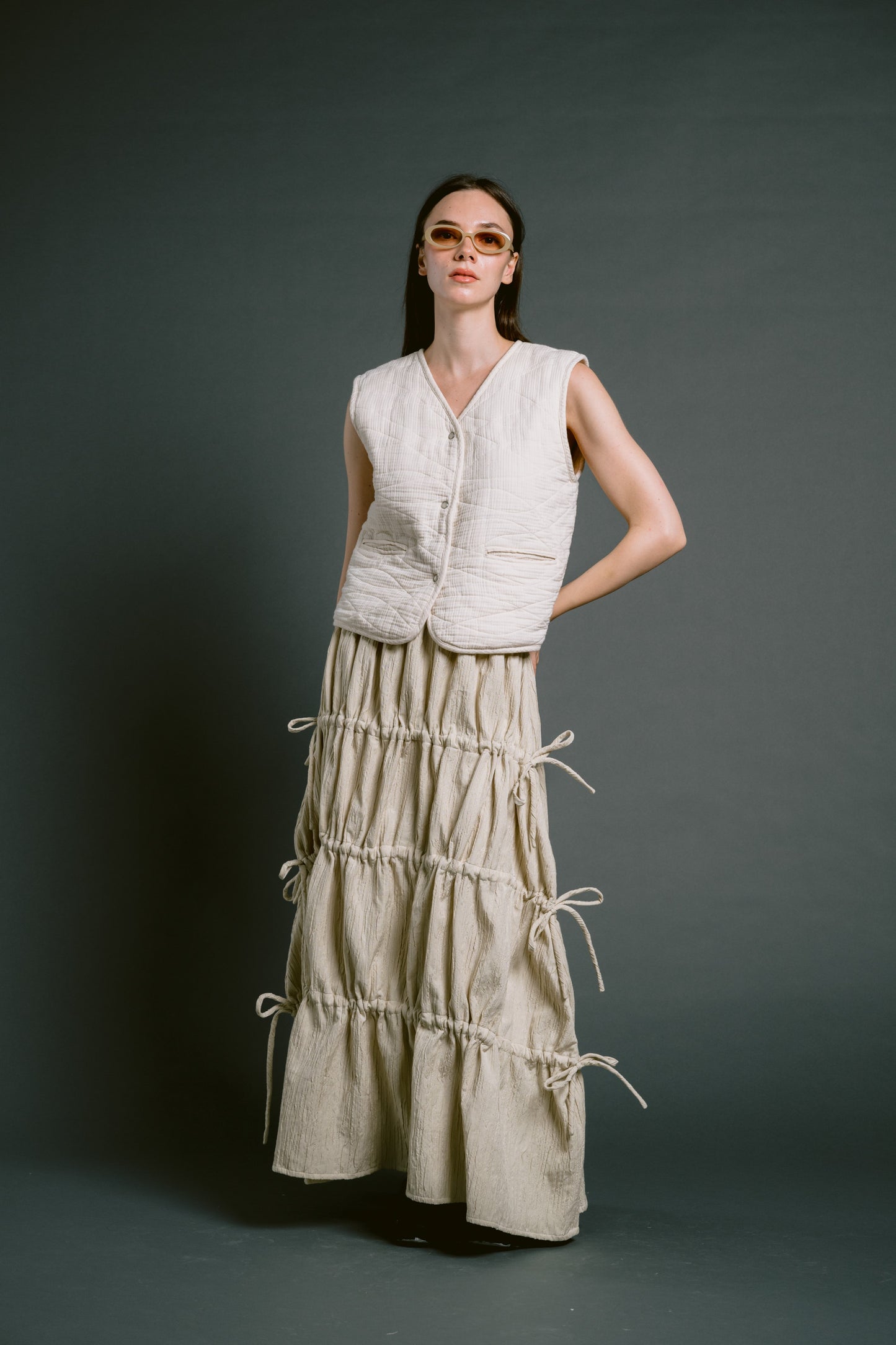 Palit Balloon skirt (Ivory)