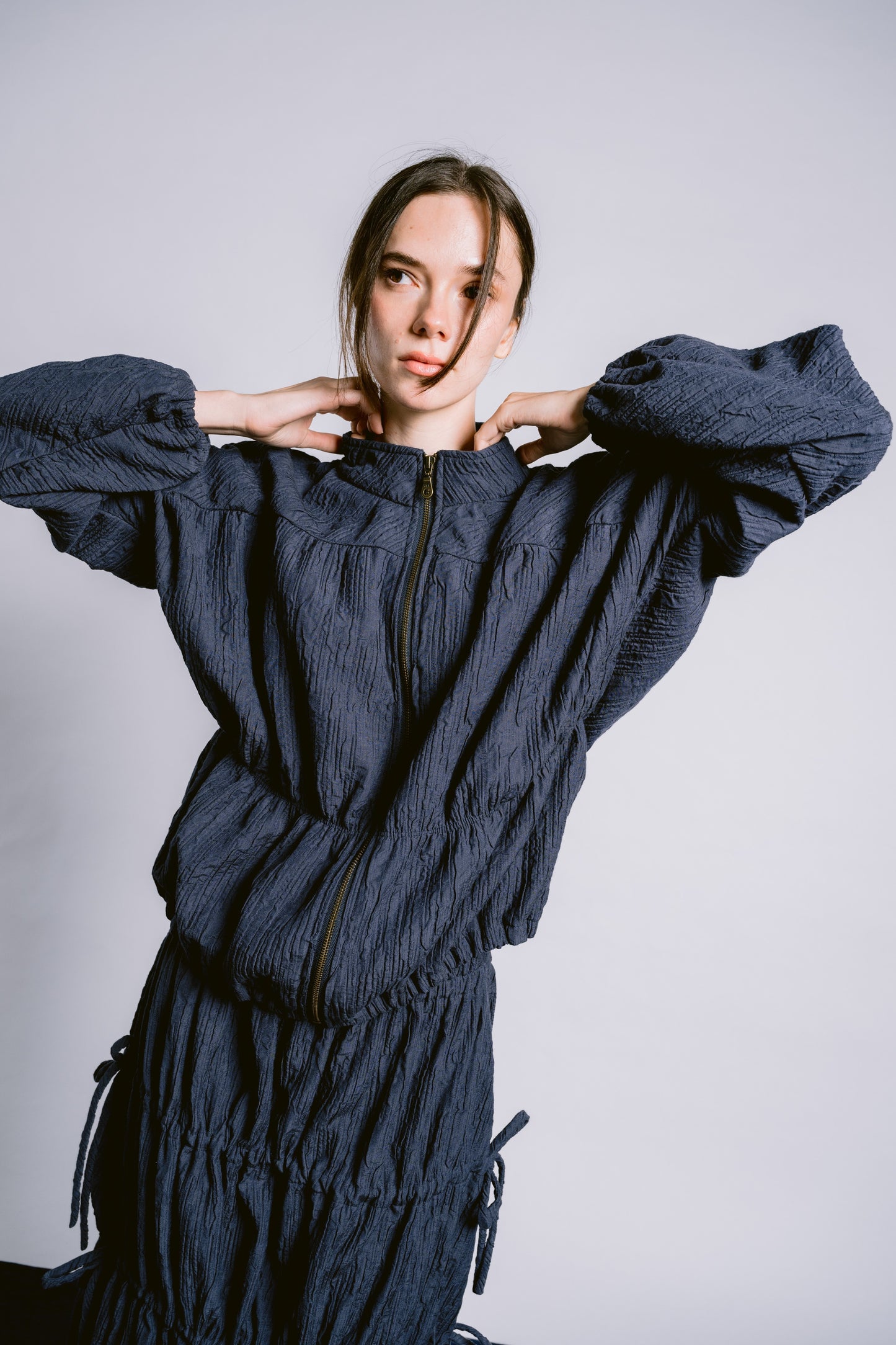 Palit Balloon jacket (Navy blue)