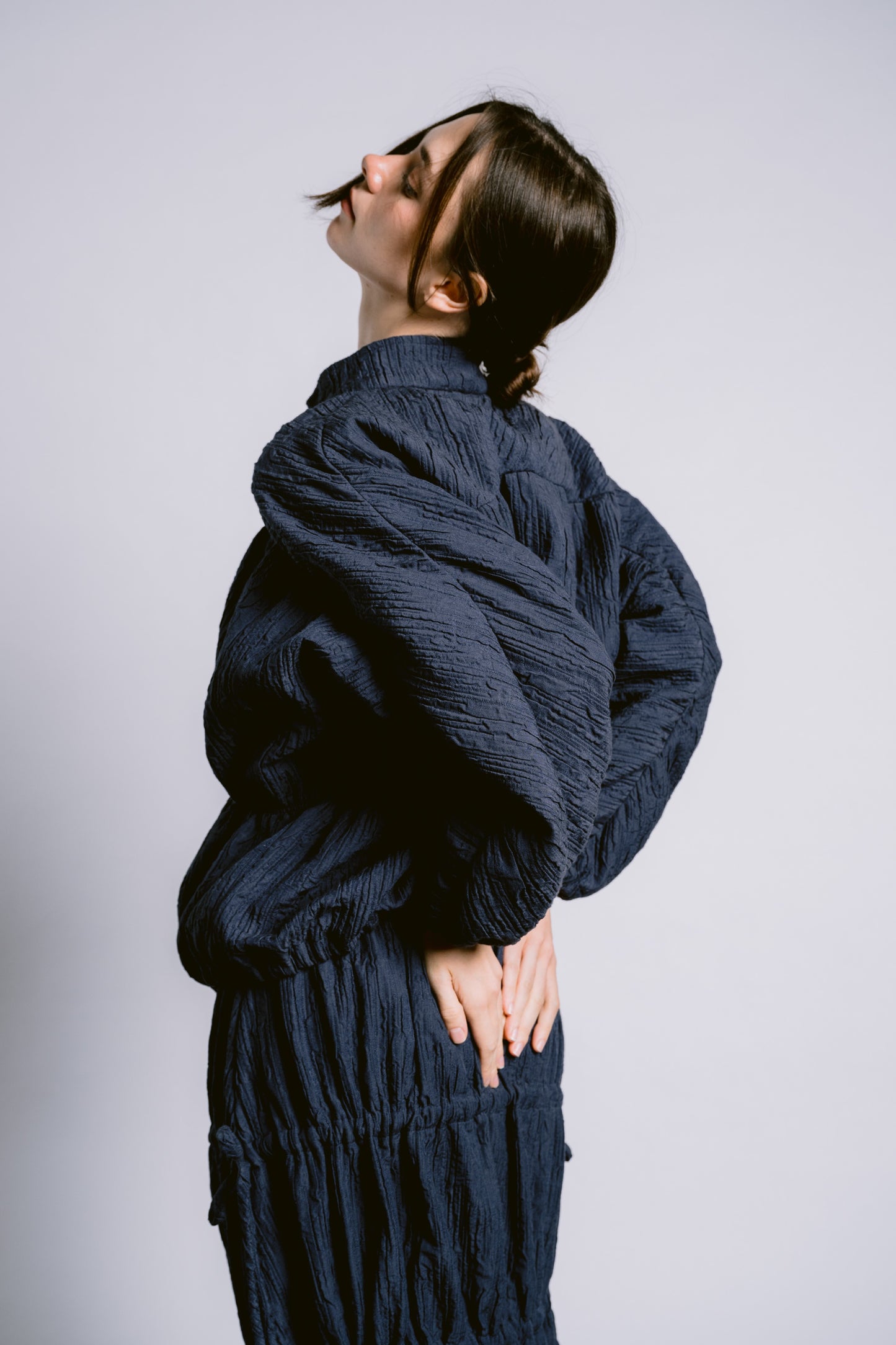 Palit Balloon jacket (Navy blue)