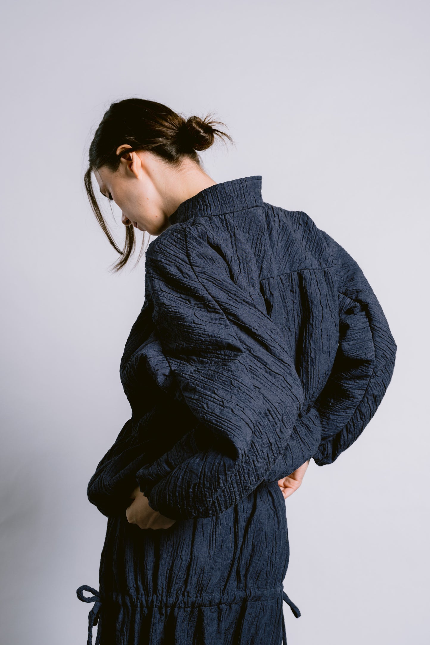 Palit Balloon jacket (Navy blue)