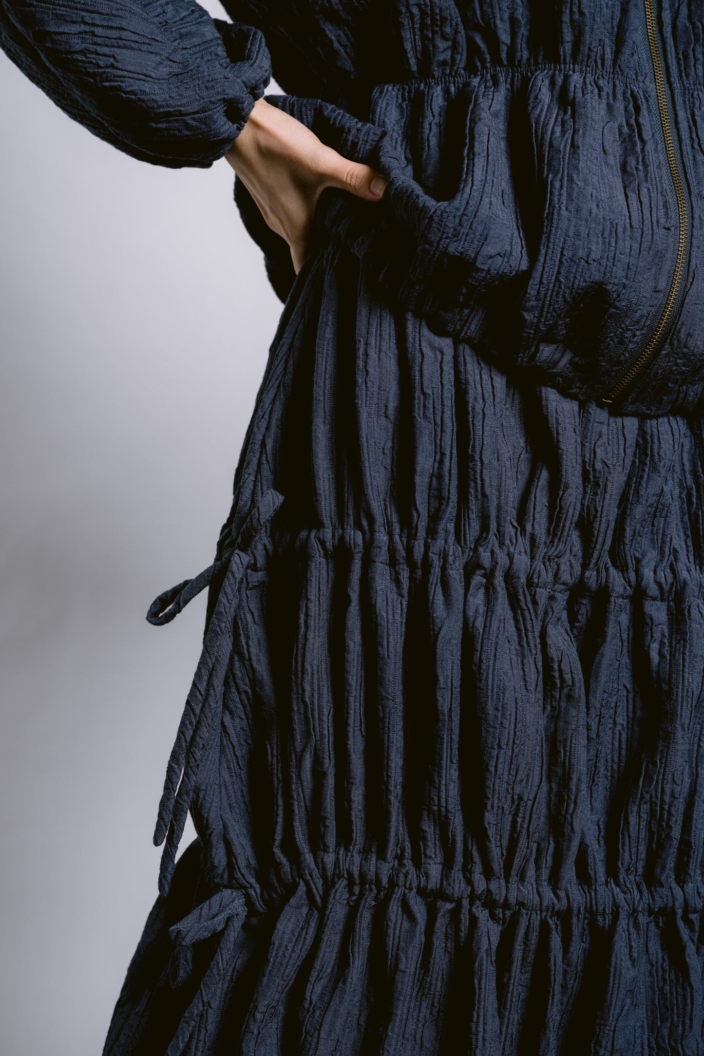 Palit Balloon skirt (Navy blue)