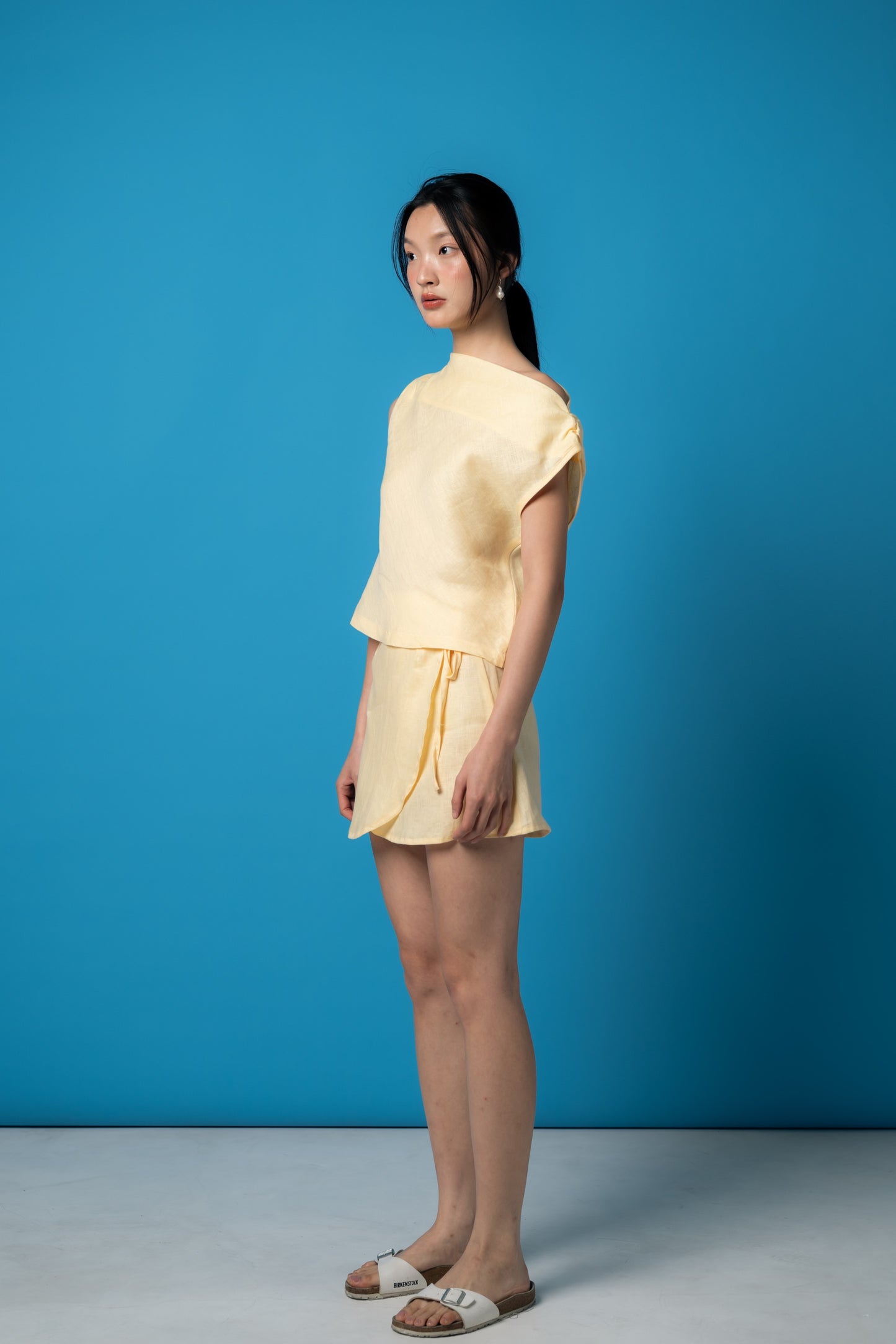 Palit Amie top open shoulder (Vanilla)