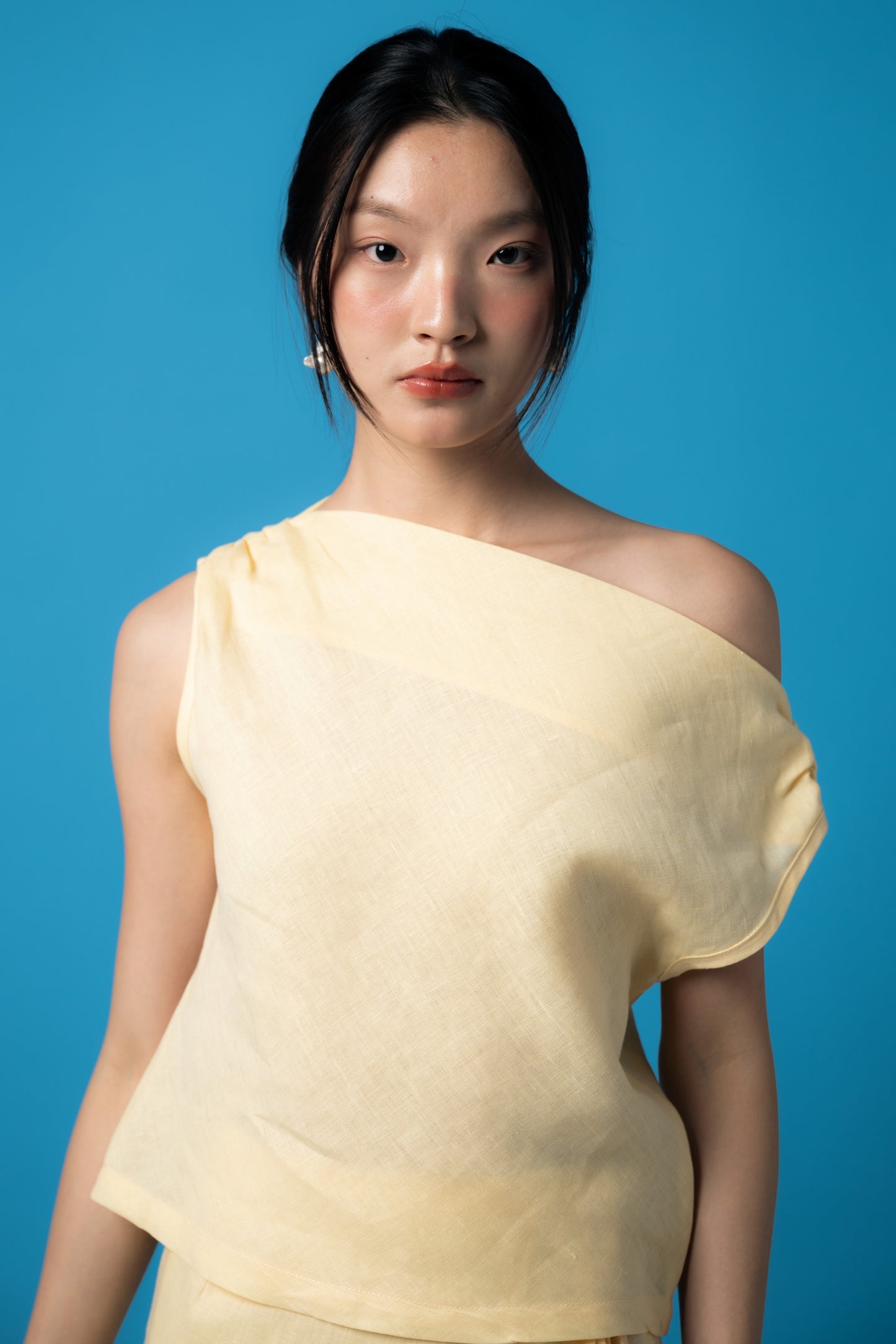Palit Amie top open shoulder (Vanilla)