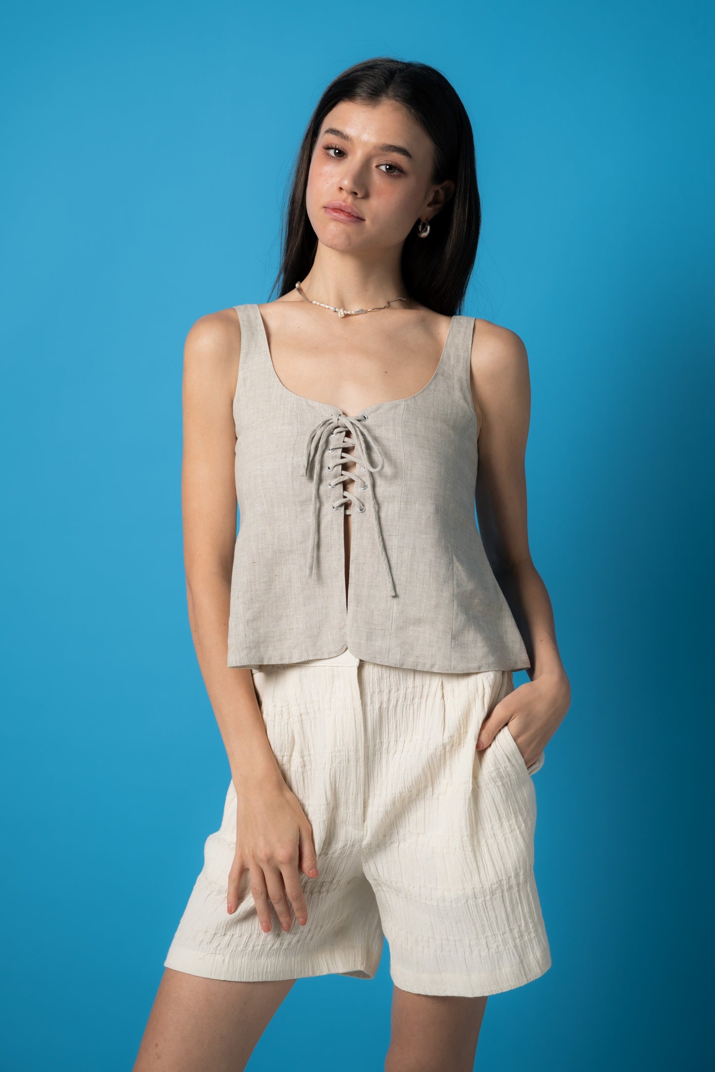 Palit Almond top (Beige)