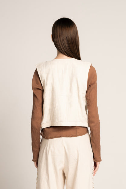 Palit Ruby vest (Ivory)
