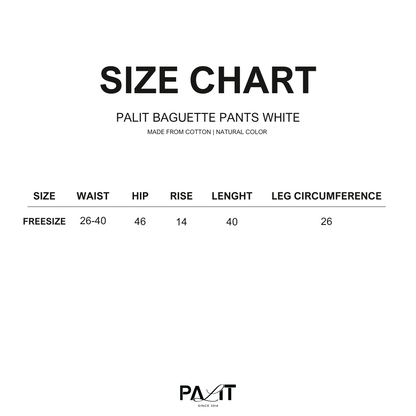 Palit Baguette pants (White)