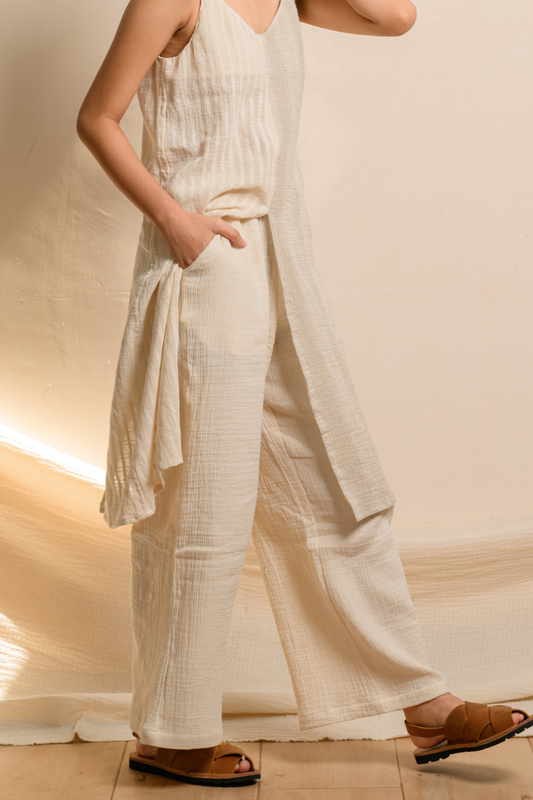 Palit Cotton pants (White)
