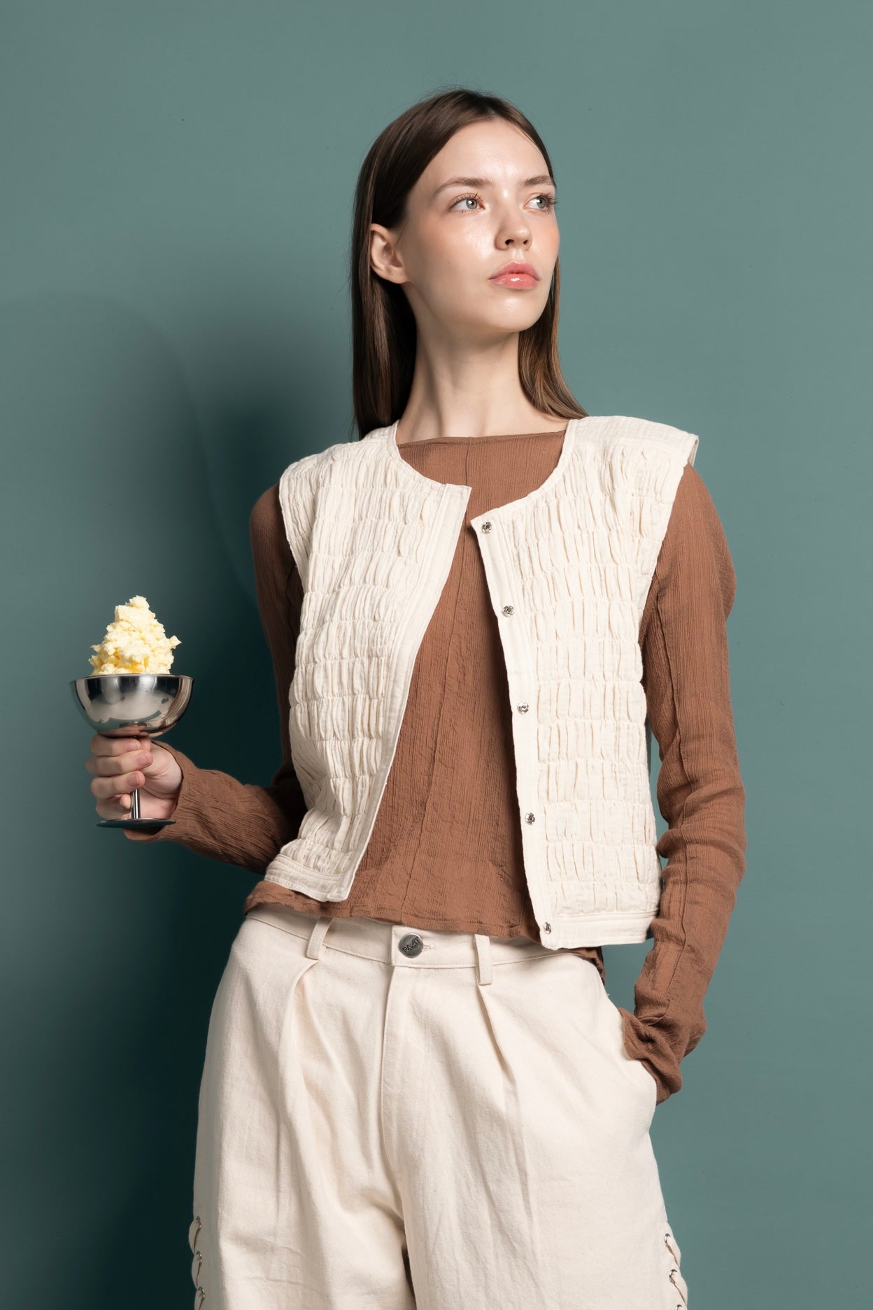 Palit Ruby vest (Ivory)