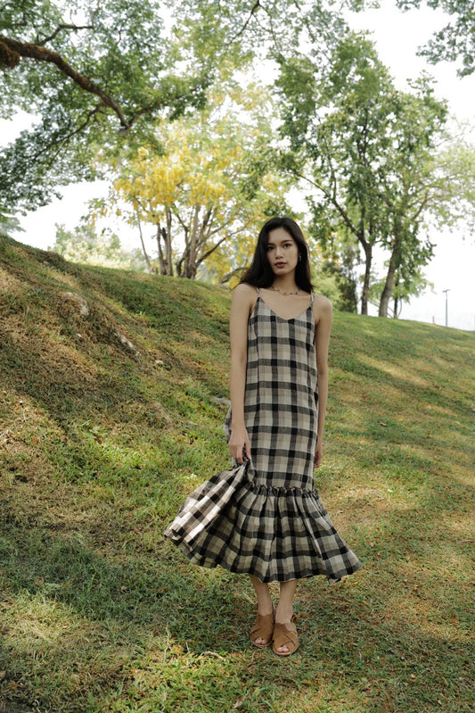 Palit Lily dress (Brown checked)