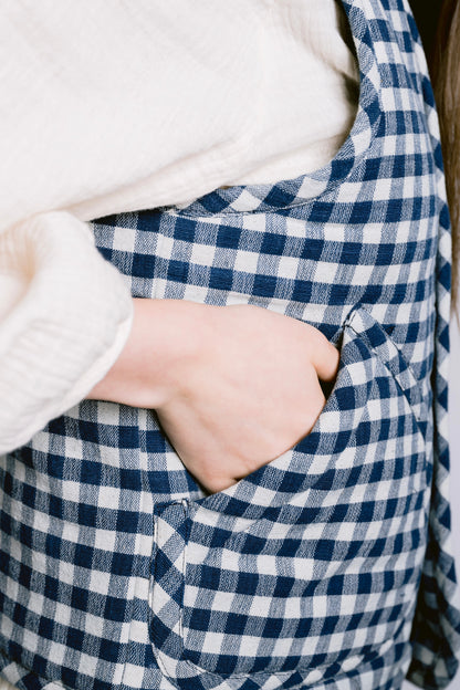 Palit Loone vest gingham (Cobalt)