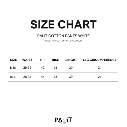 Palit Cotton pants (White)
