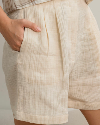 Palit Cotton shorts (White)