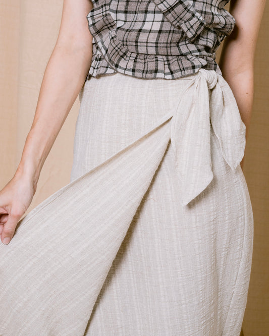 Palit Cotton skirt ribbon belt