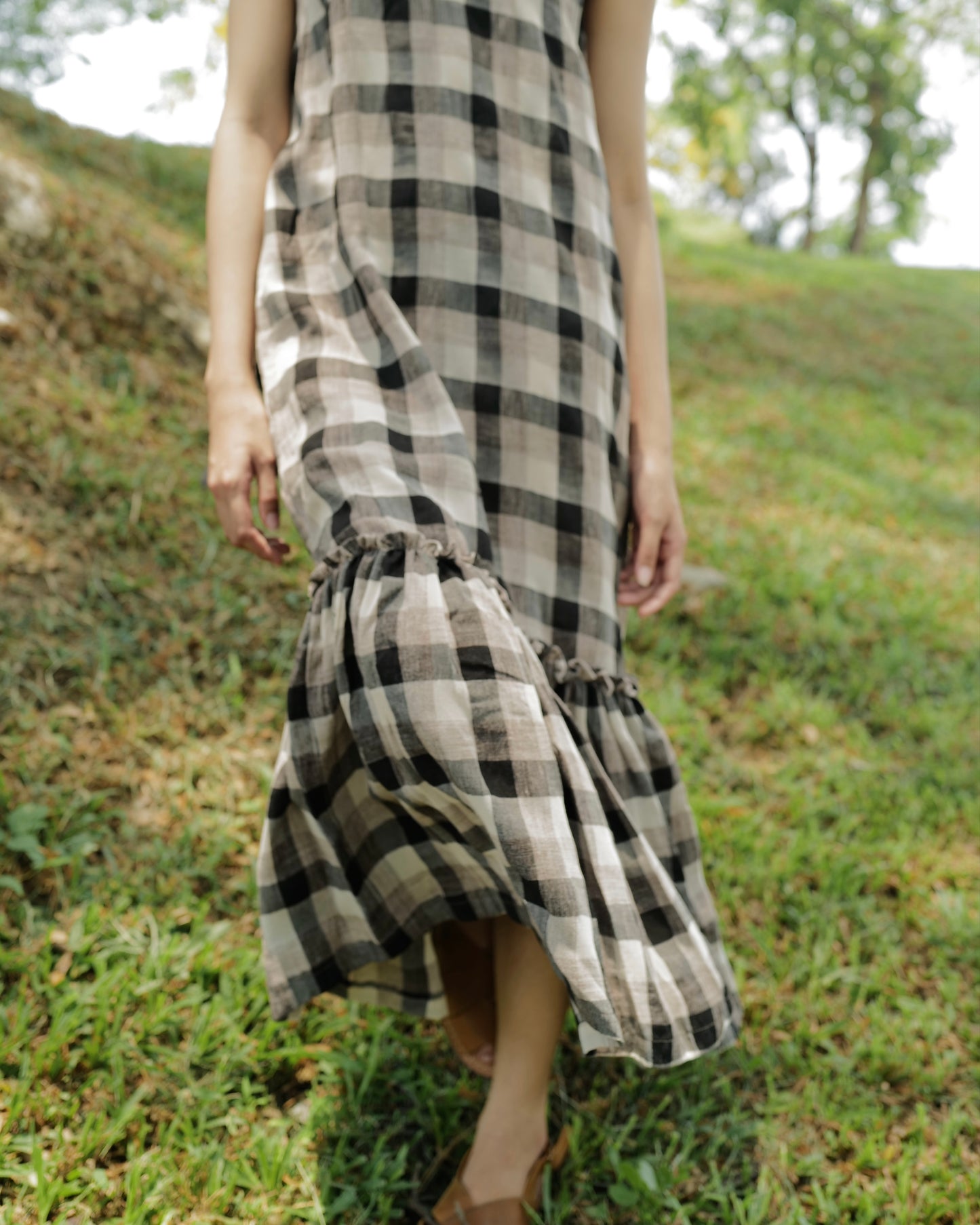 Palit Lily dress (Brown checked)
