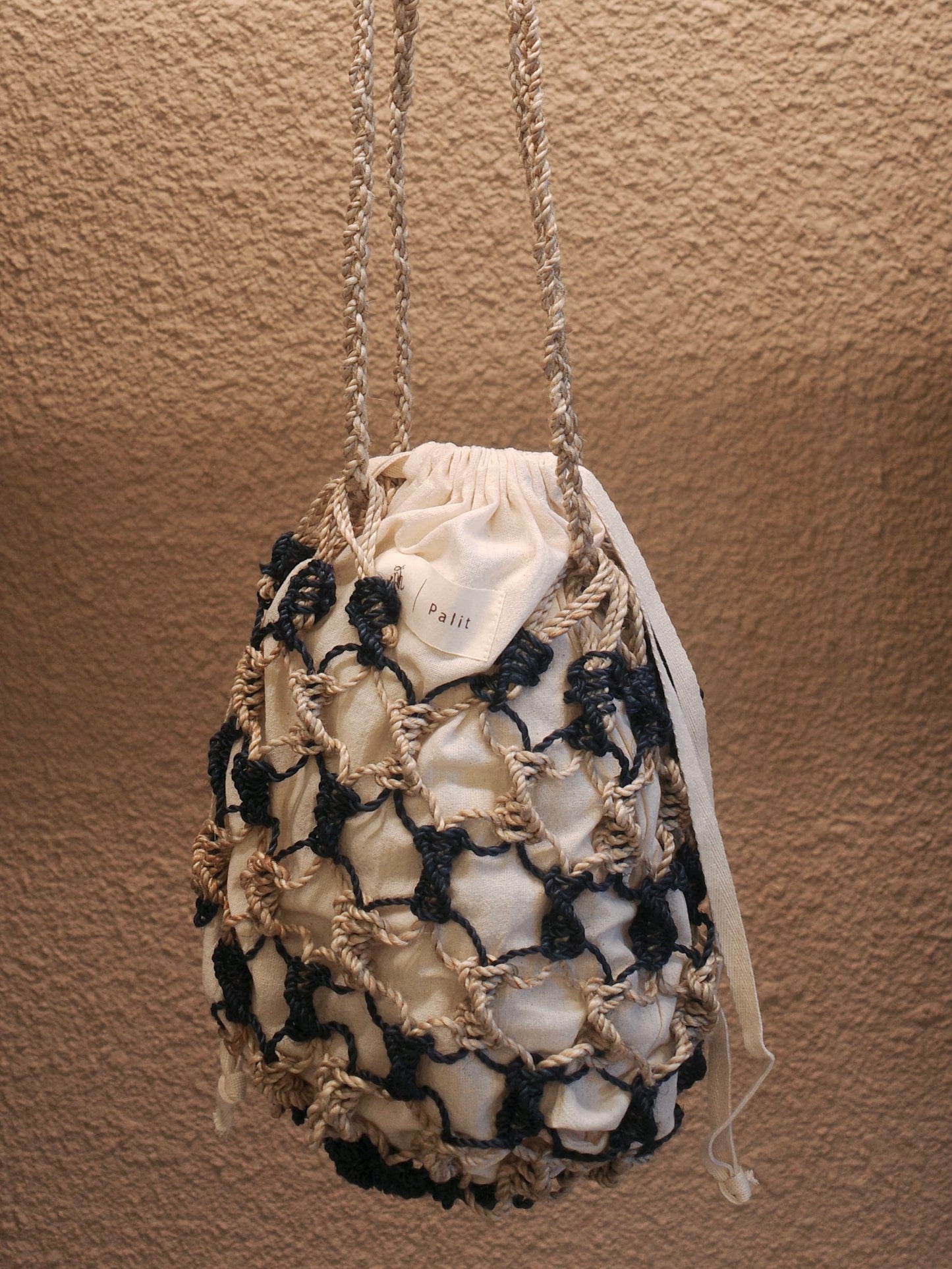 Palit Hemp rope mini bag (Two tone)