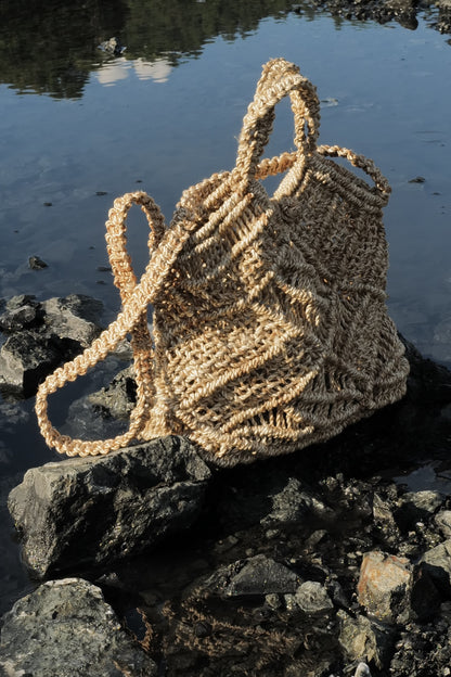 Palit Macrame basket bag (Hemp rope)
