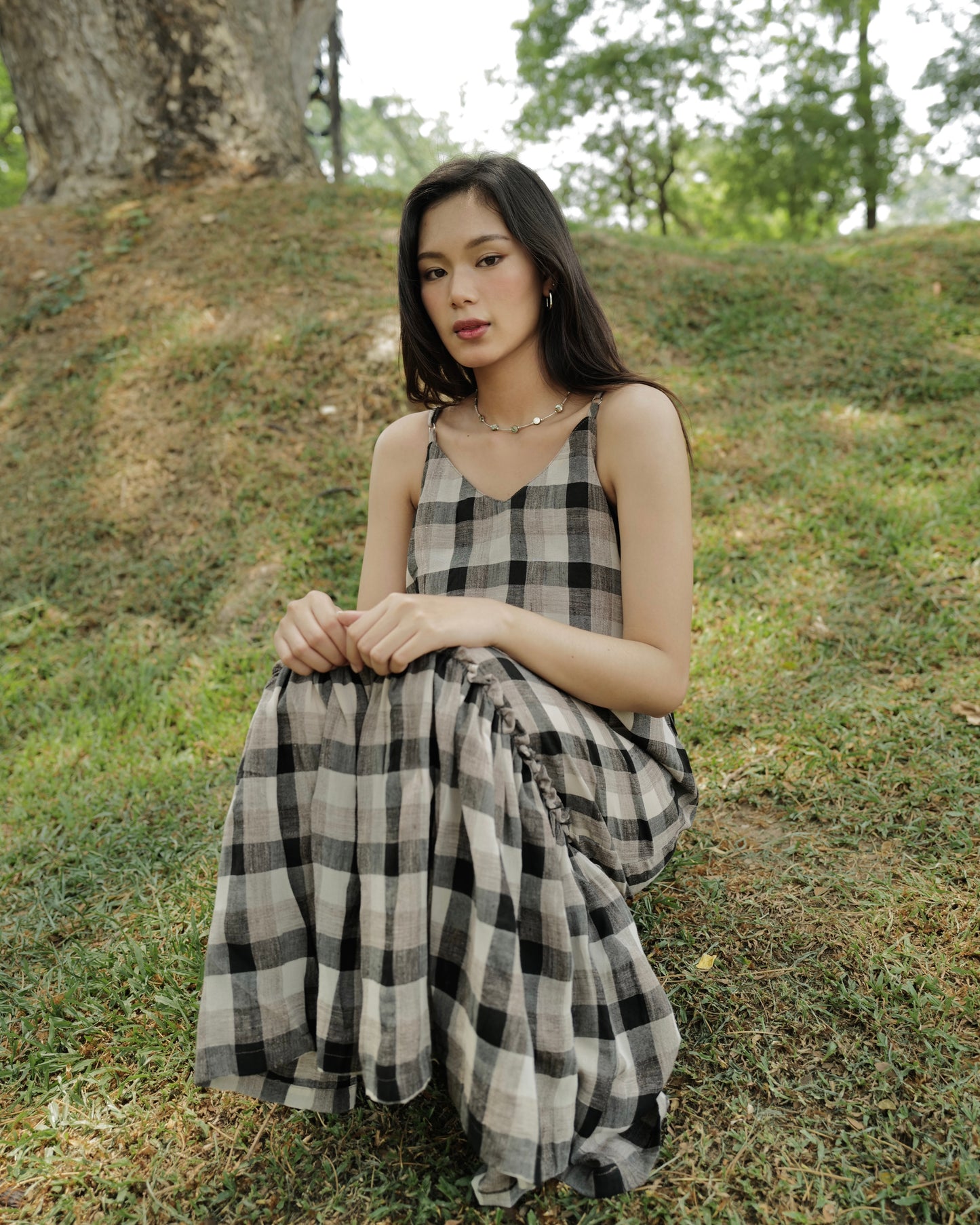 Palit Lily dress (Brown checked)