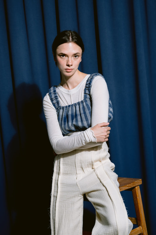 Palit Yiwha crop top (Cobalt)