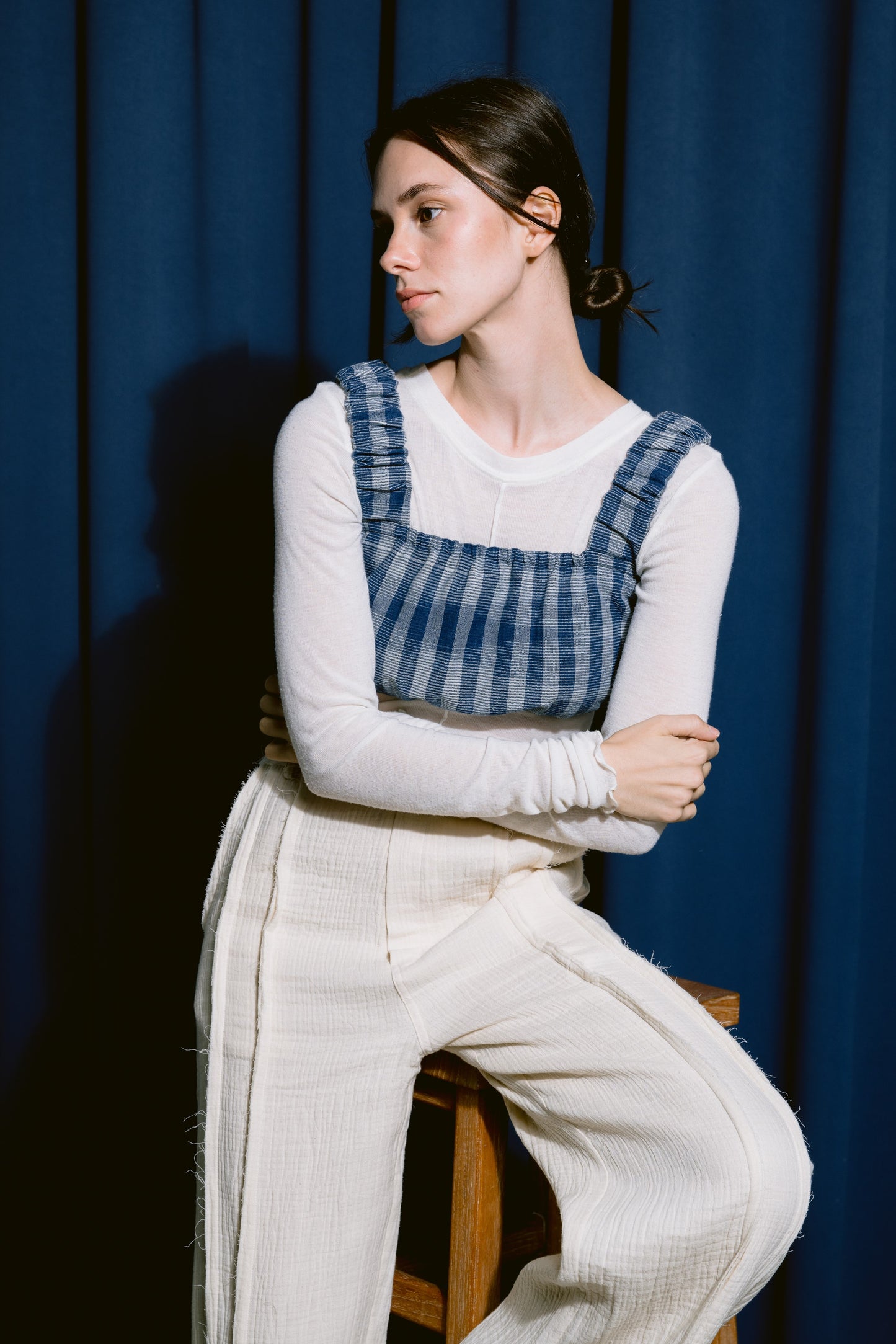 Palit Yiwha crop top (Cobalt)