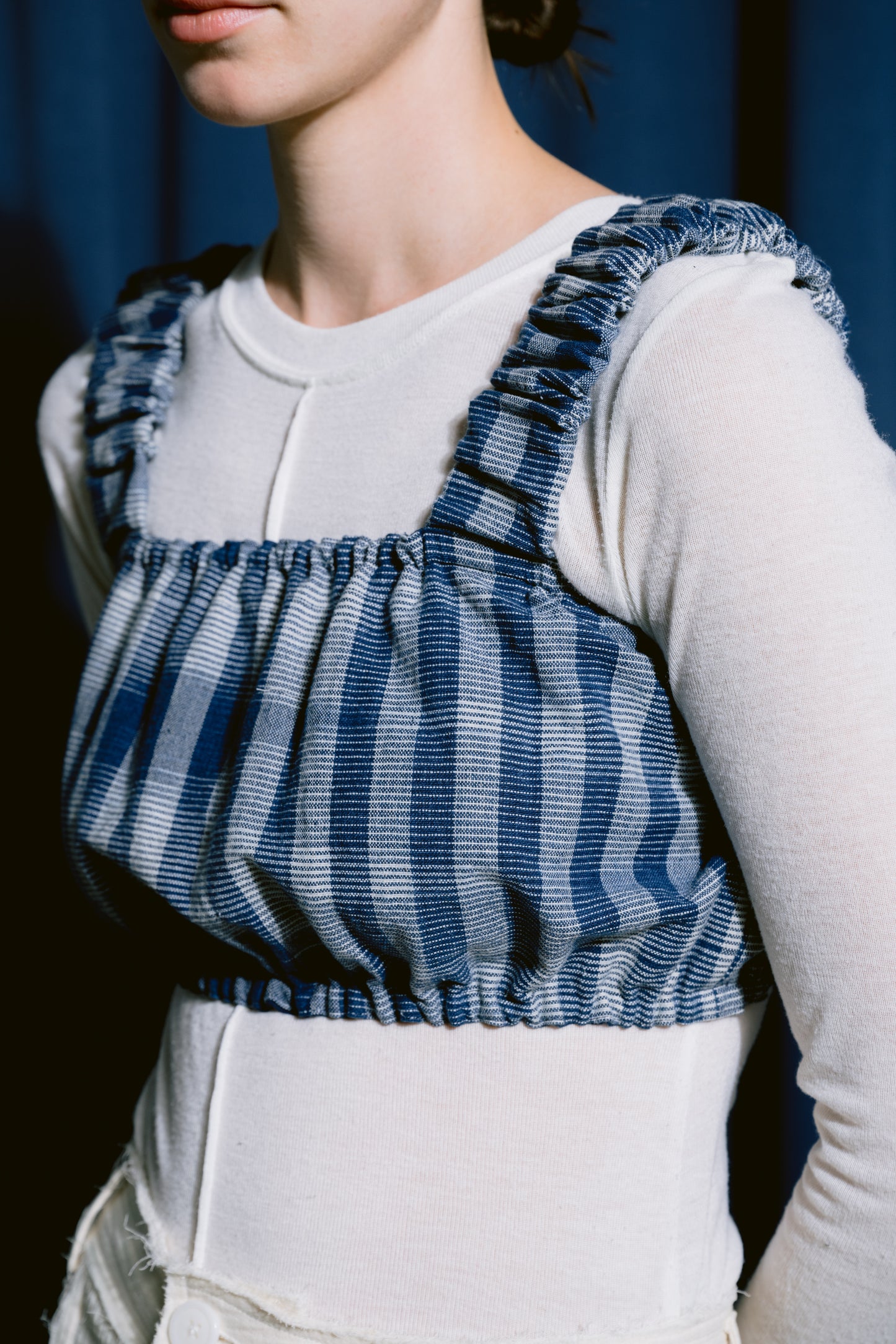 Palit Yiwha crop top (Cobalt)
