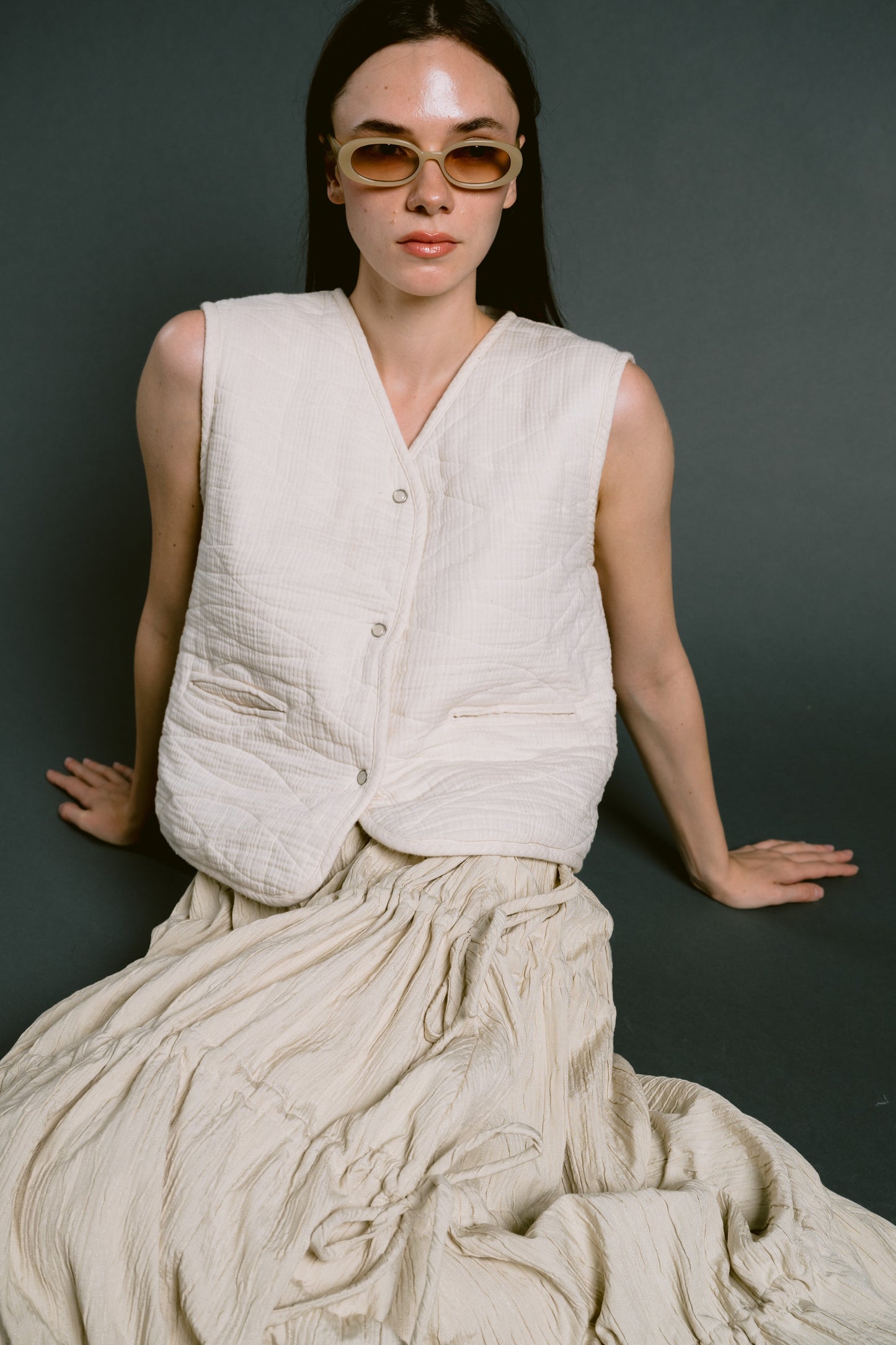 Palit Balloon skirt (Ivory)