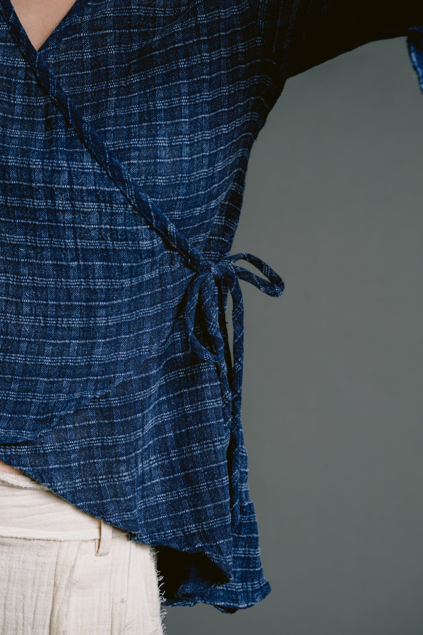 Palit Camillia long sleeve shirt (Blue striped)