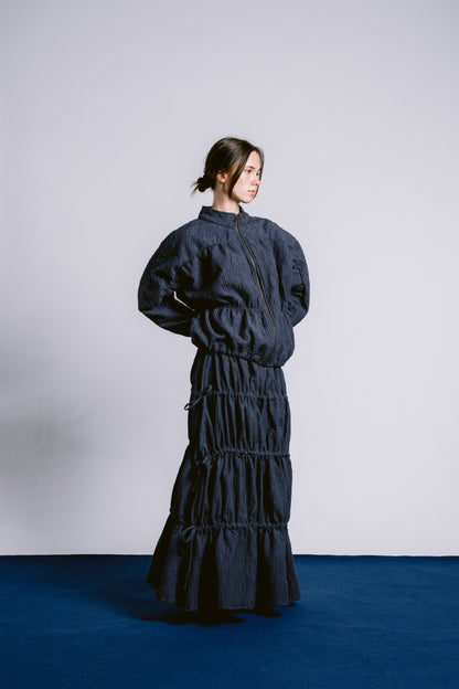 Palit Balloon skirt (Navy blue)