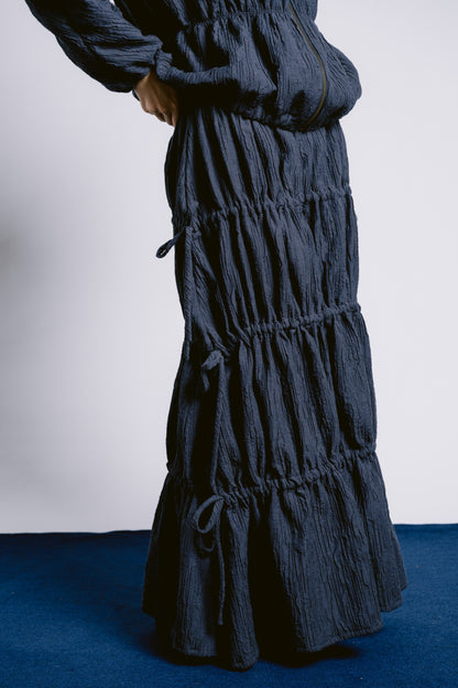 Palit Balloon skirt (Navy blue)