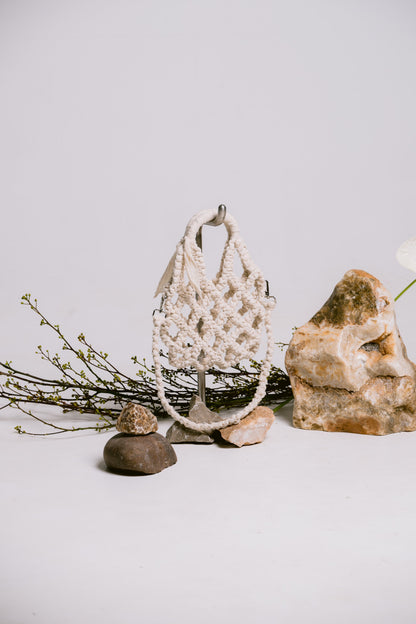 Palit Fabric weaving bag (White)
