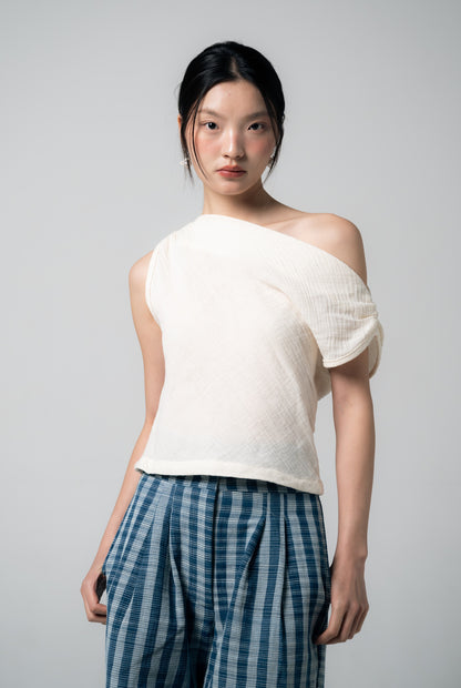 Palit Amie top open shoulder (Ivory)
